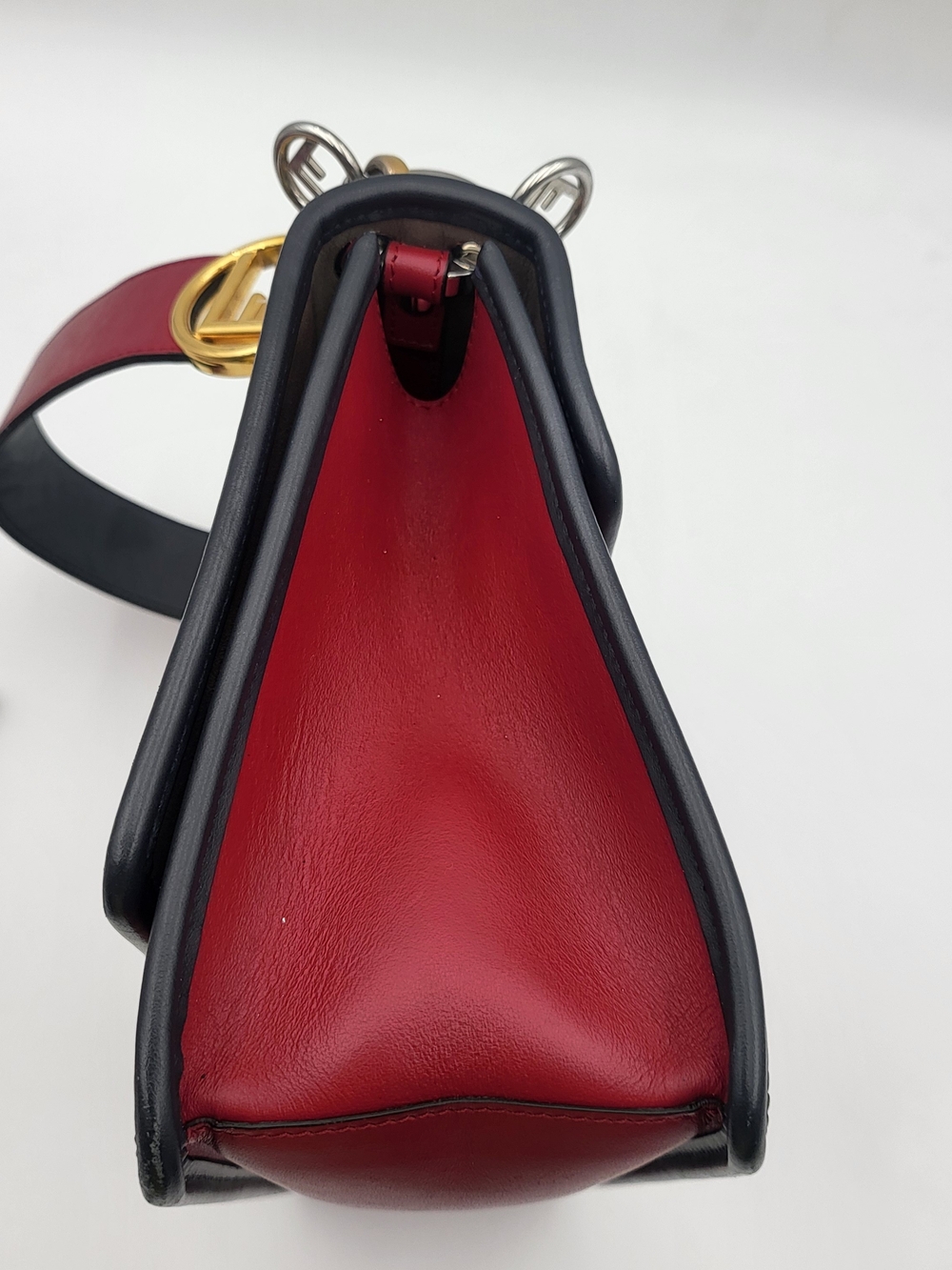 Fendi Kan I Woven Medium Baguette Shoulder Crossbody Bag. Auth w/COA.. - Picture 6 of 16